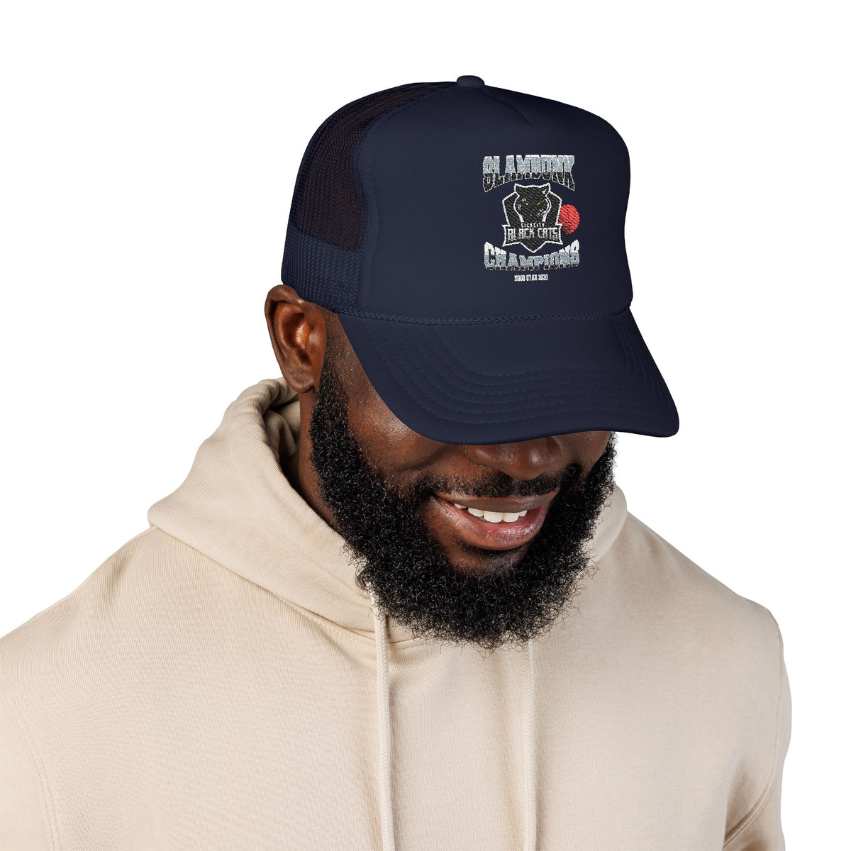 Embroidered Slam Dunk Basketball Foam Trucker Hat