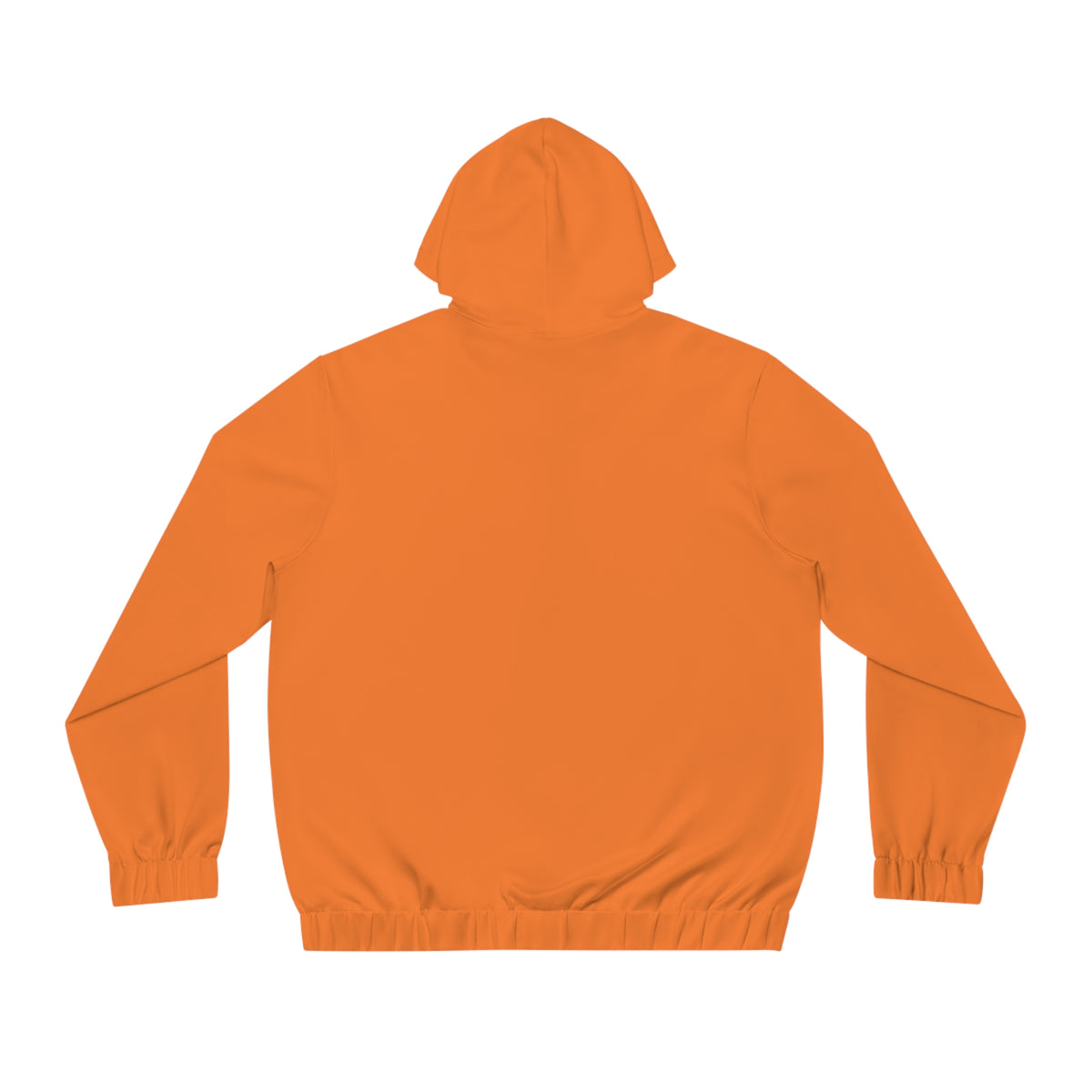 Strangers Make You Rich Orange Full-Zip Hoodie