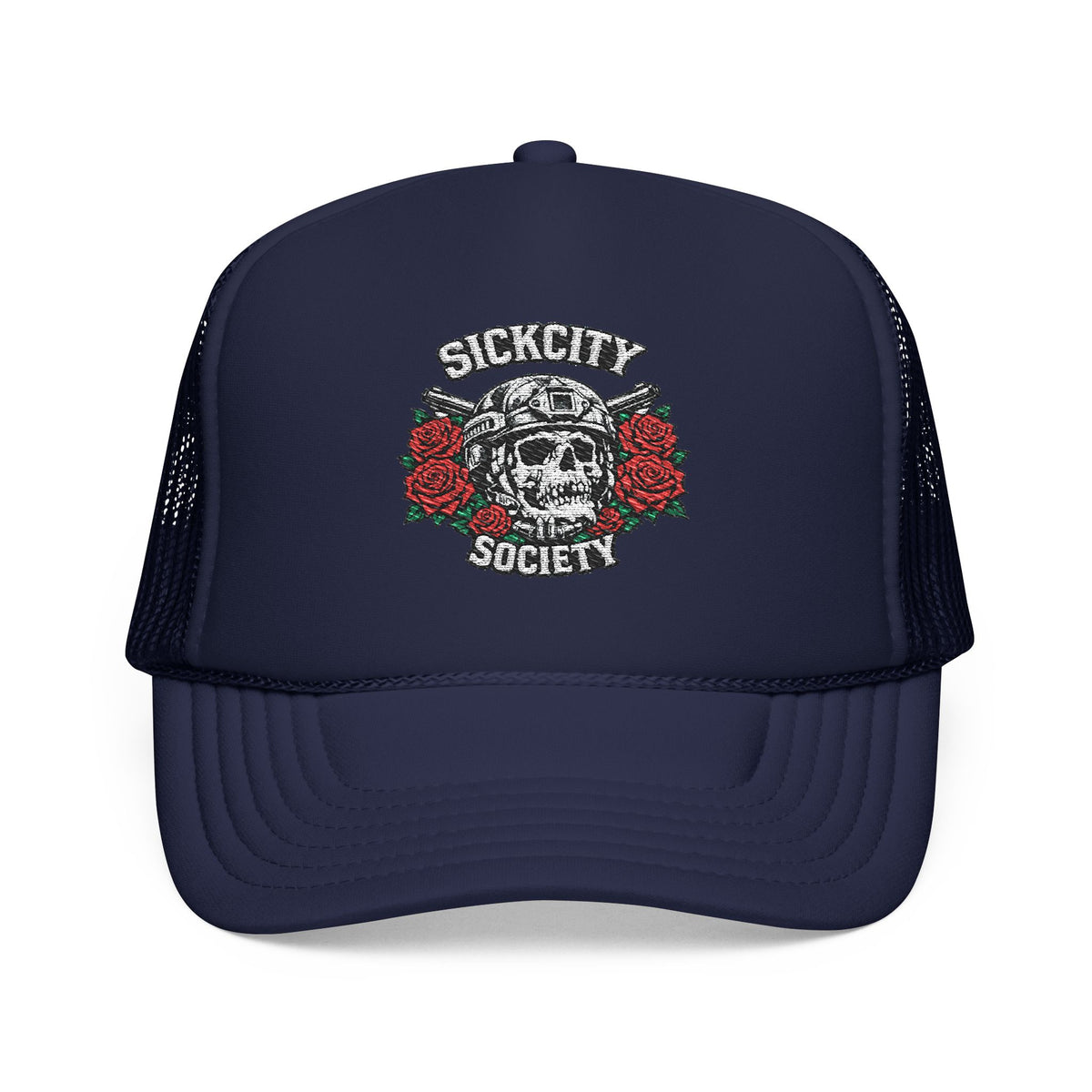 SICKCITY SOCIETY SKULL Trucker Hat (Embroidery)