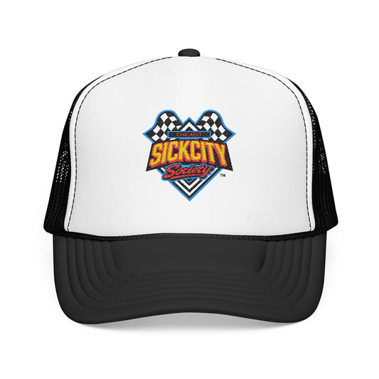 SICKCITY RACING Trucker Hat — Embroidered Foam Mesh Cap