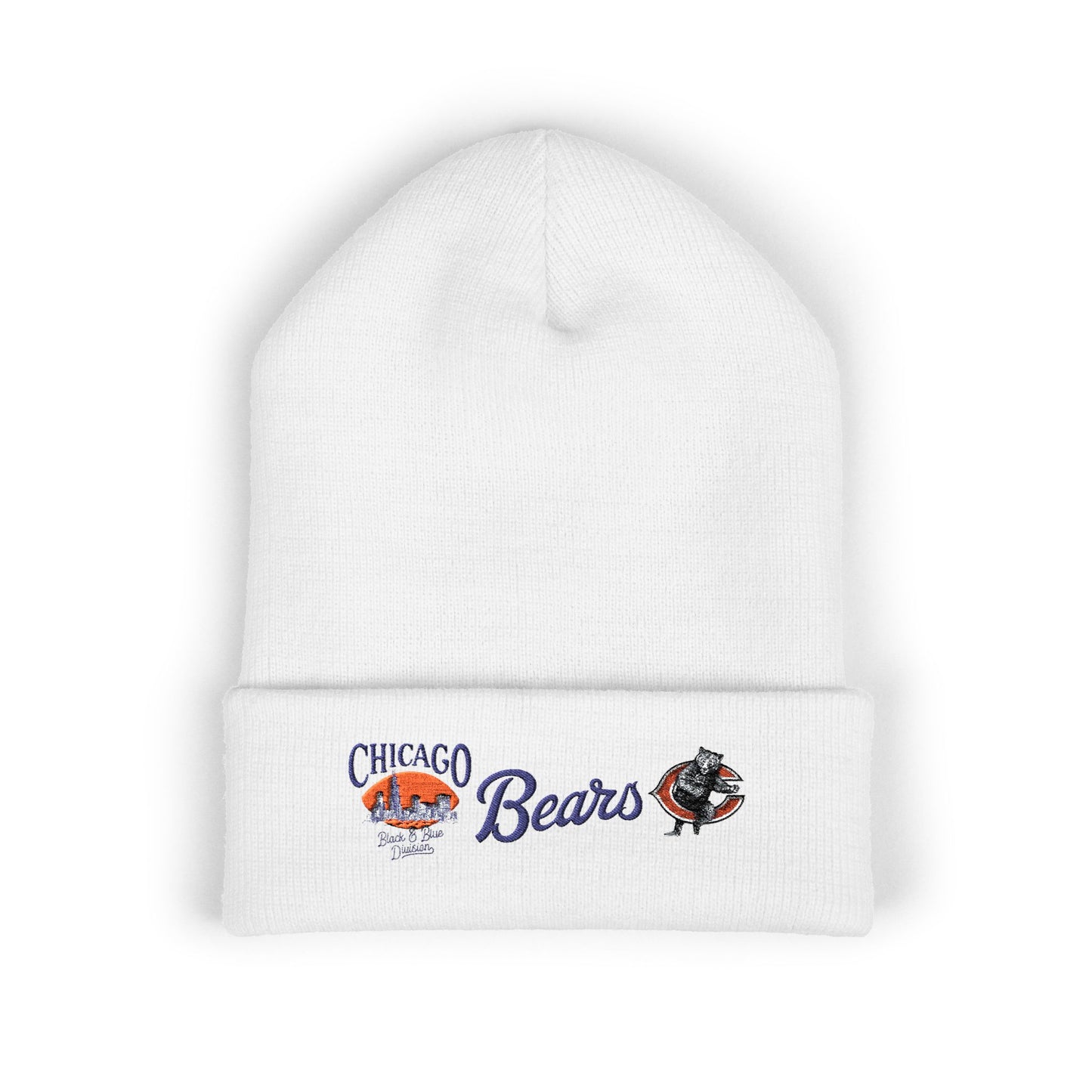 Bear witness Embroidered Cuffed Beanie (RETRO x DESIGNER COLLAB)