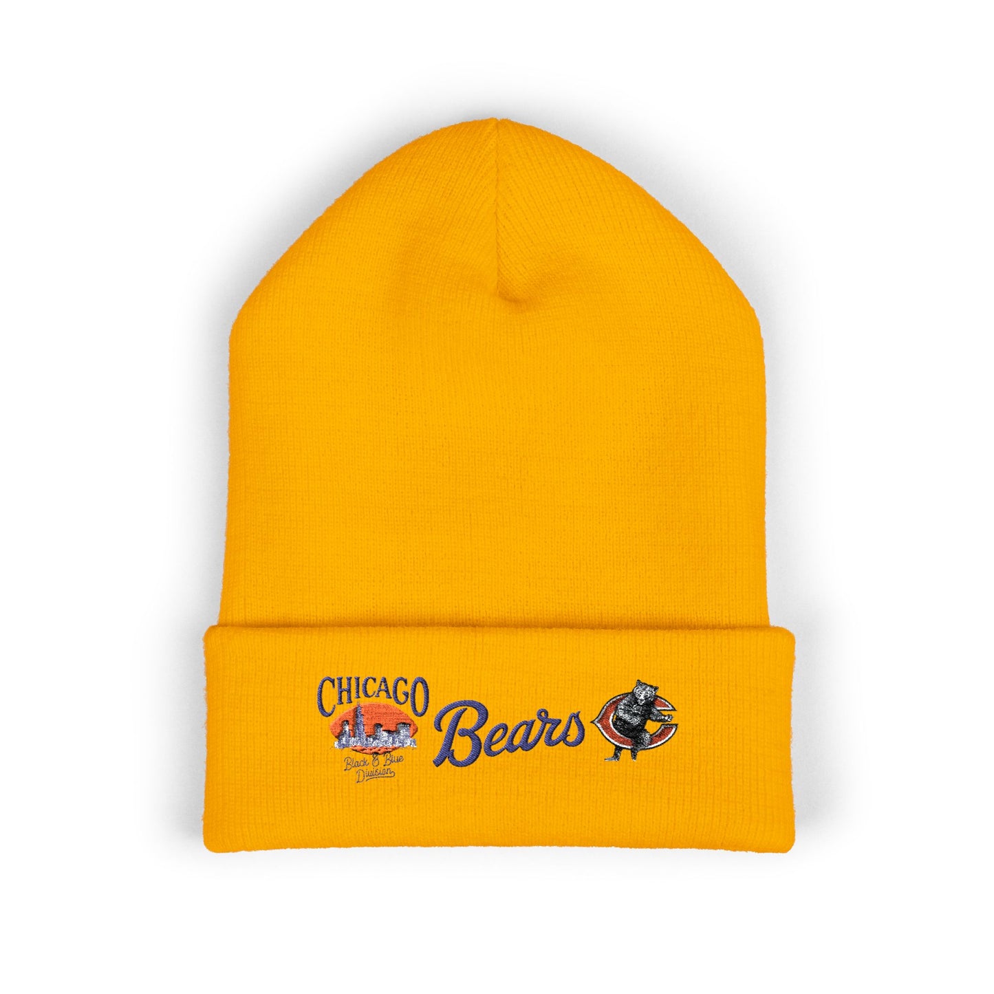 Bear witness Embroidered Cuffed Beanie (RETRO x DESIGNER COLLAB)