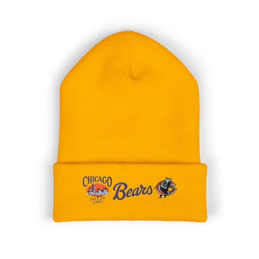 Bear witness Embroidered Cuffed Beanie (RETRO x DESIGNER COLLAB)