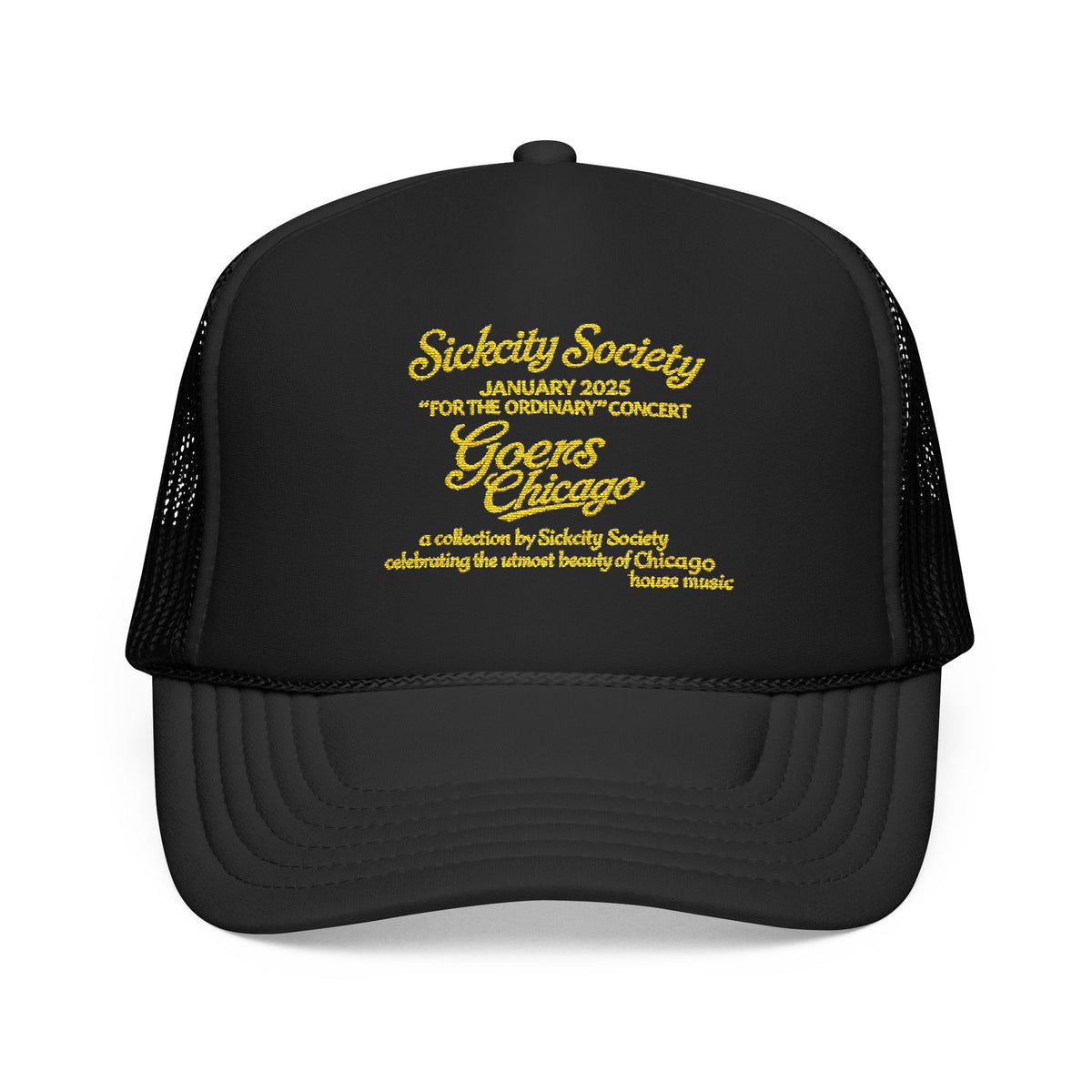 House head Trucker Hat (Embroidery)