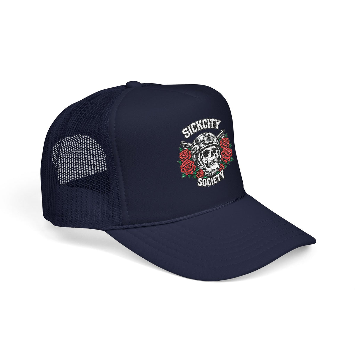 SICKCITY SOCIETY SKULL Trucker Hat (Embroidery)