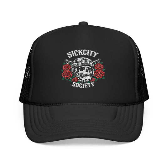 SICKCITY SOCIETY SKULL Trucker Hat (Embroidery)