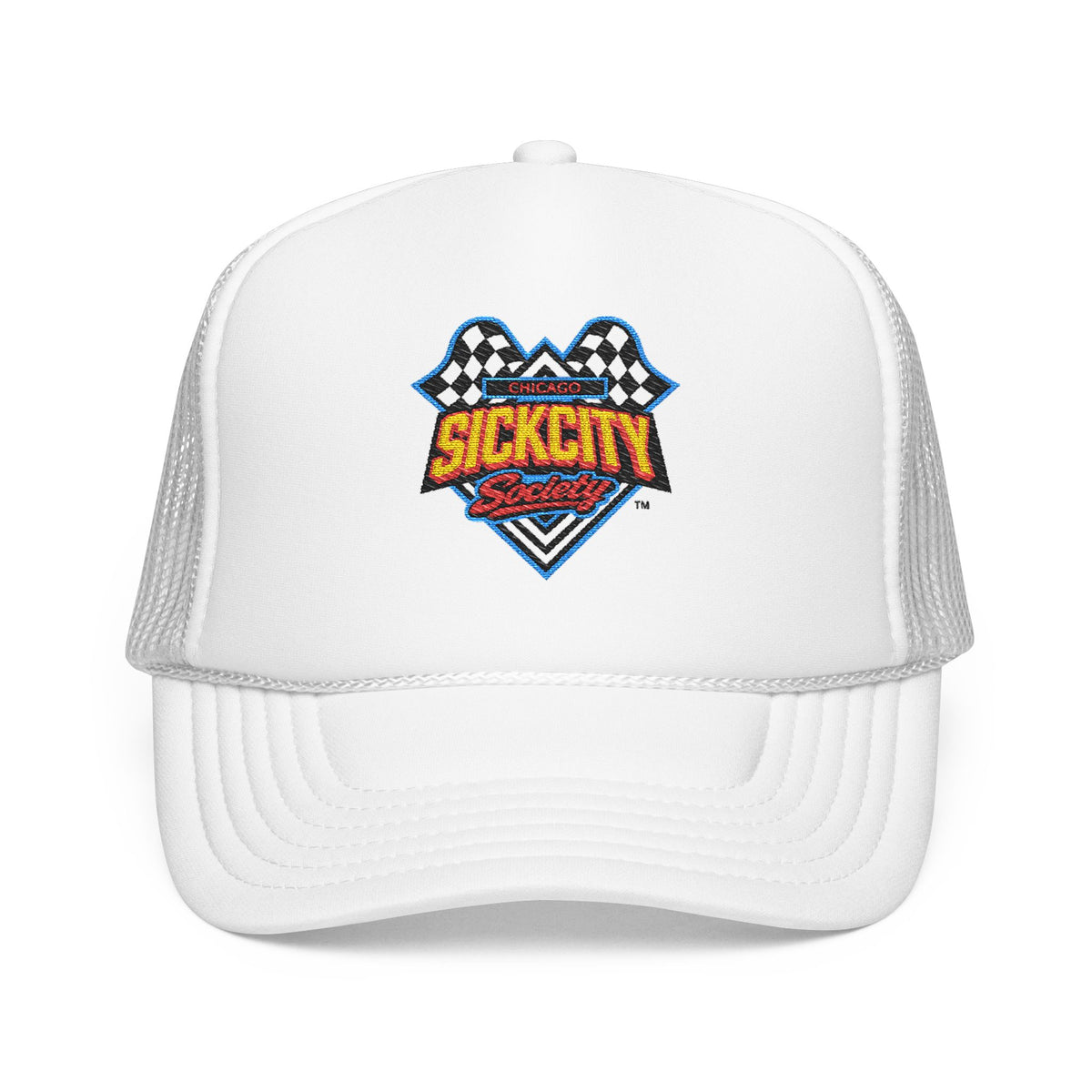 SICKCITY RACING Trucker Hat — Embroidered Foam Mesh Cap
