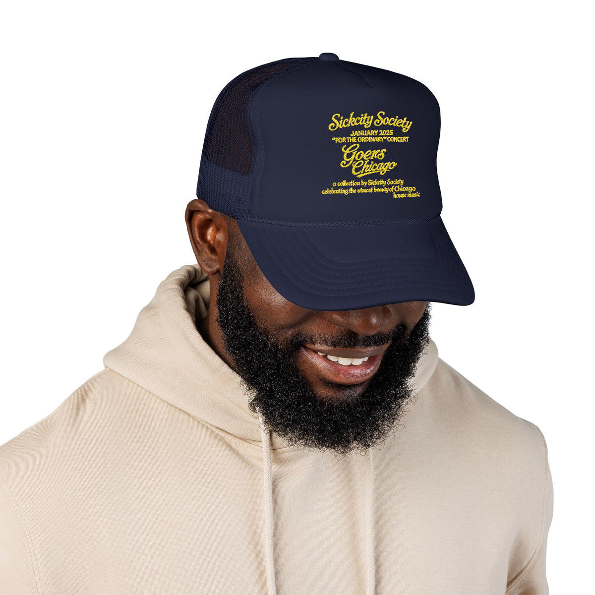 House head Trucker Hat (Embroidery)