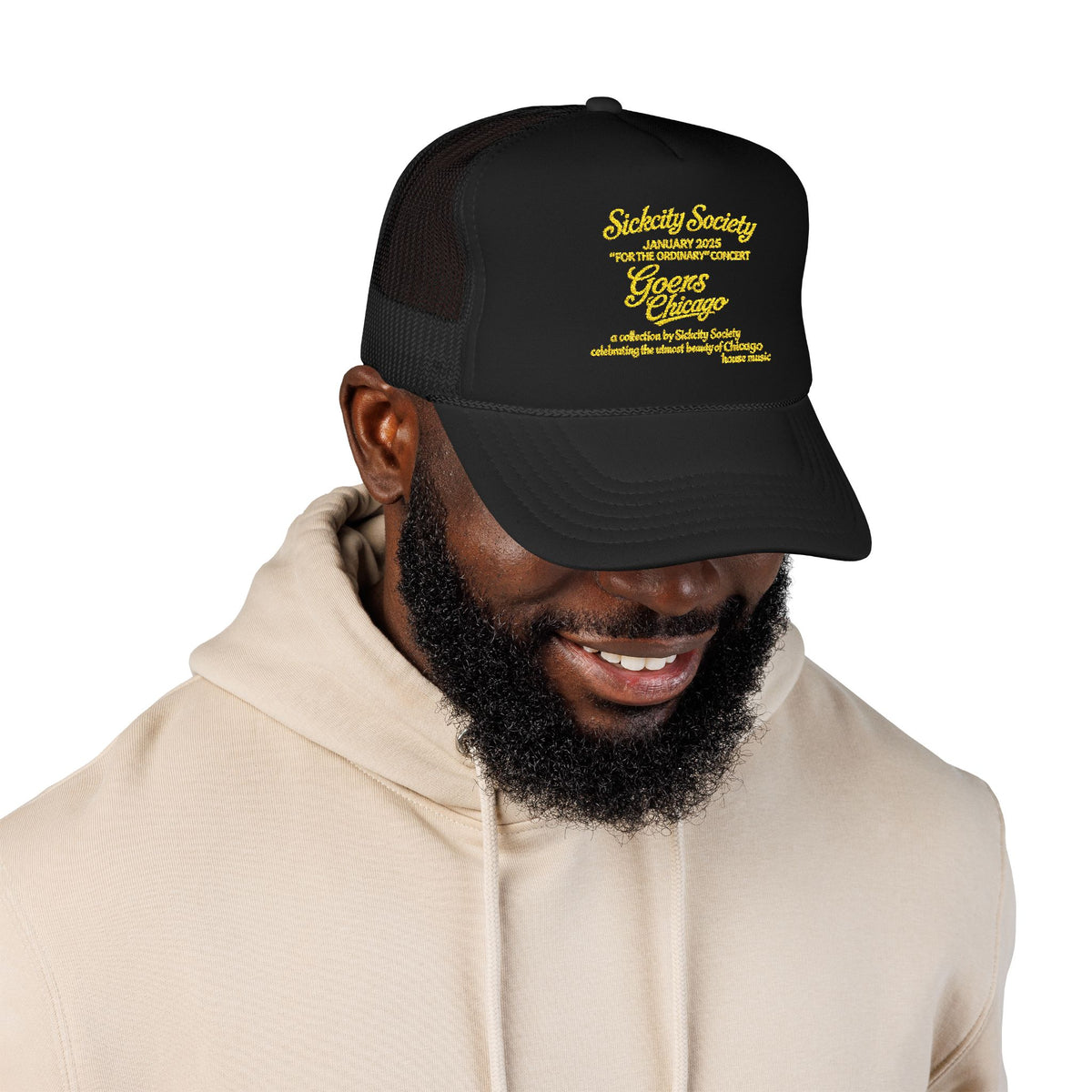 House head Trucker Hat (Embroidery)