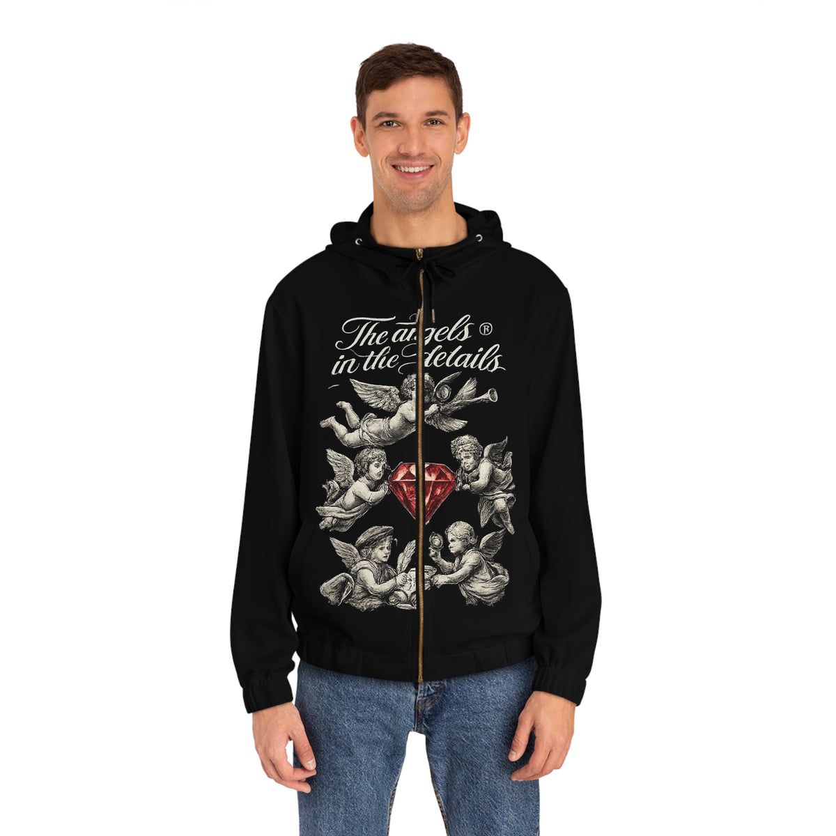 The angels in the details Full-Zip Hoodie