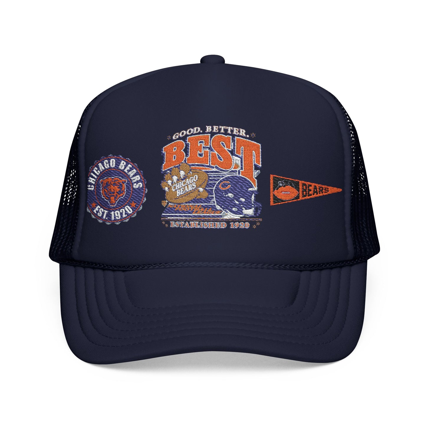 BEAR DOWN — Embroidered Trucker Cap