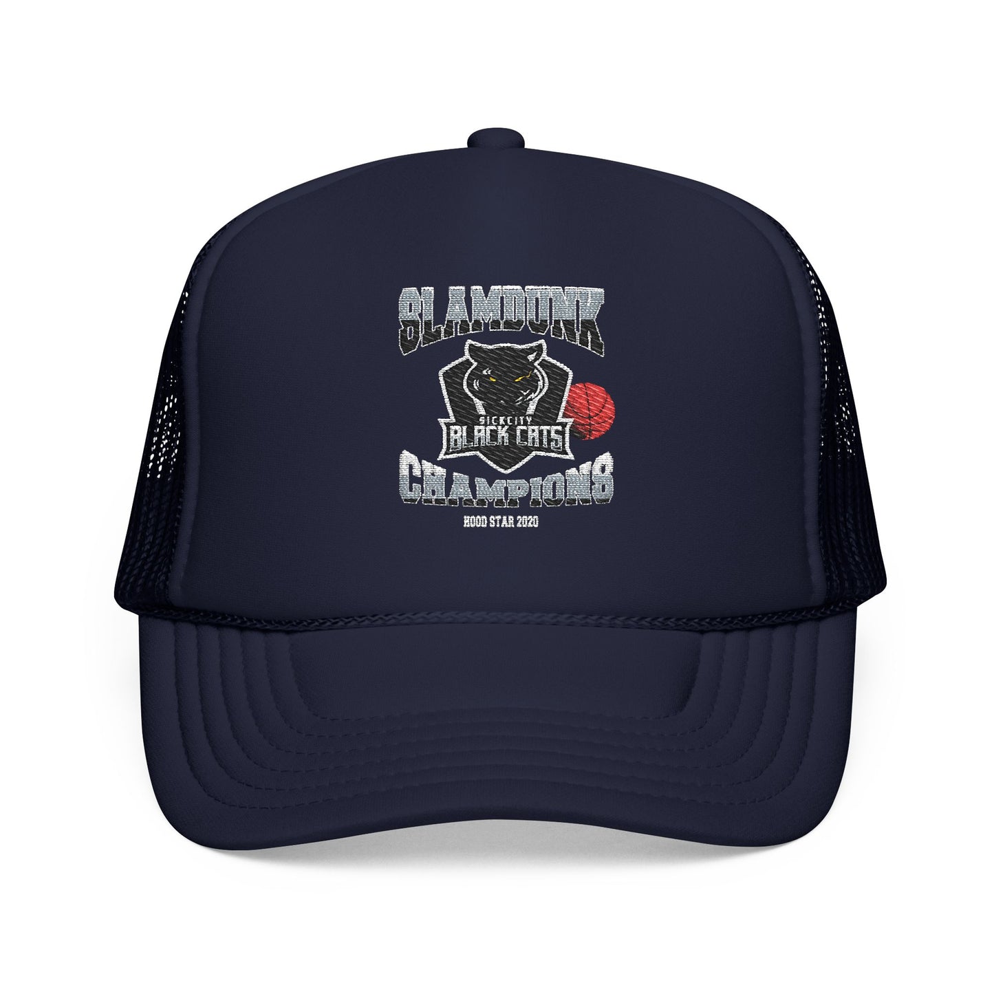 Embroidered Slam Dunk Basketball Foam Trucker Hat