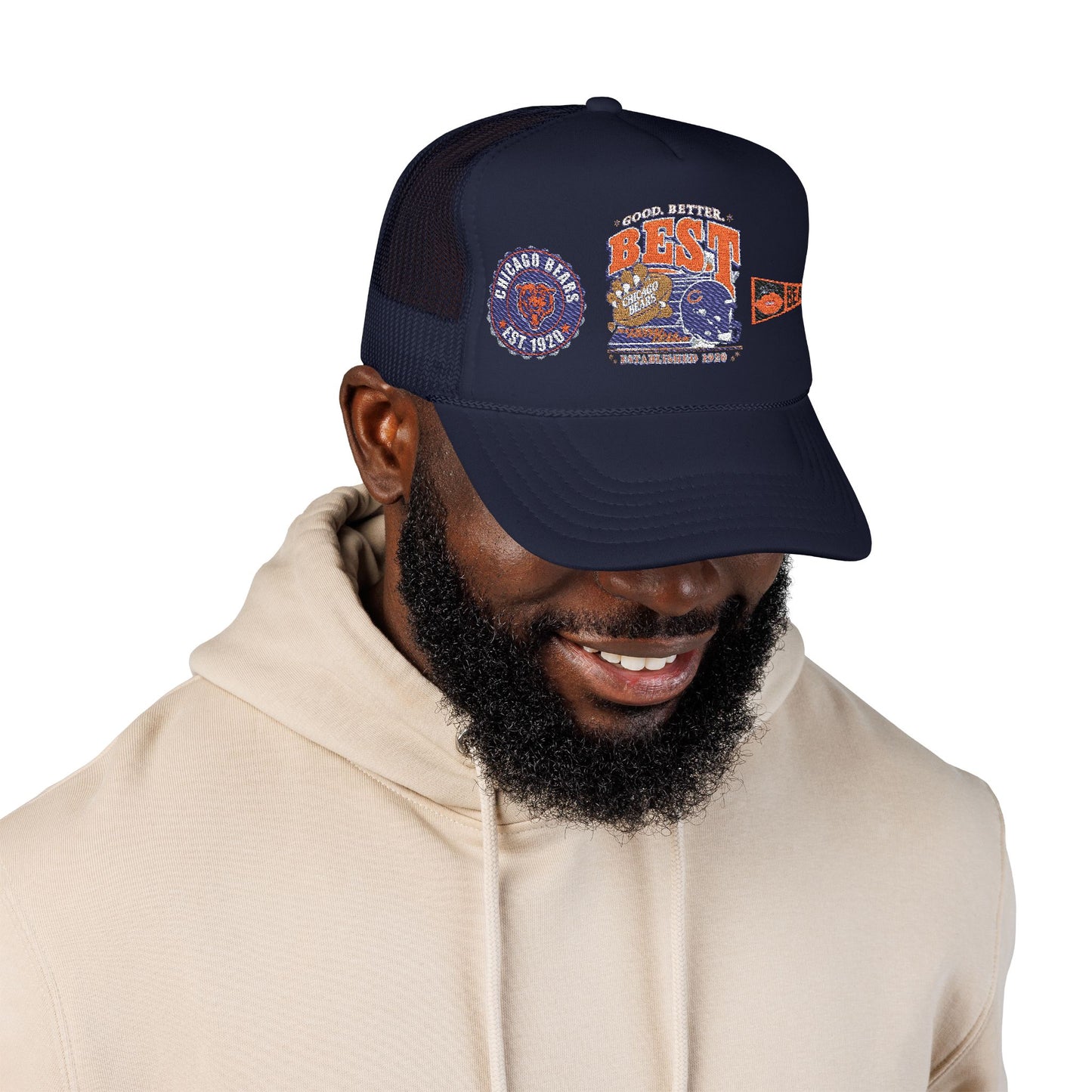 BEAR DOWN — Embroidered Trucker Cap