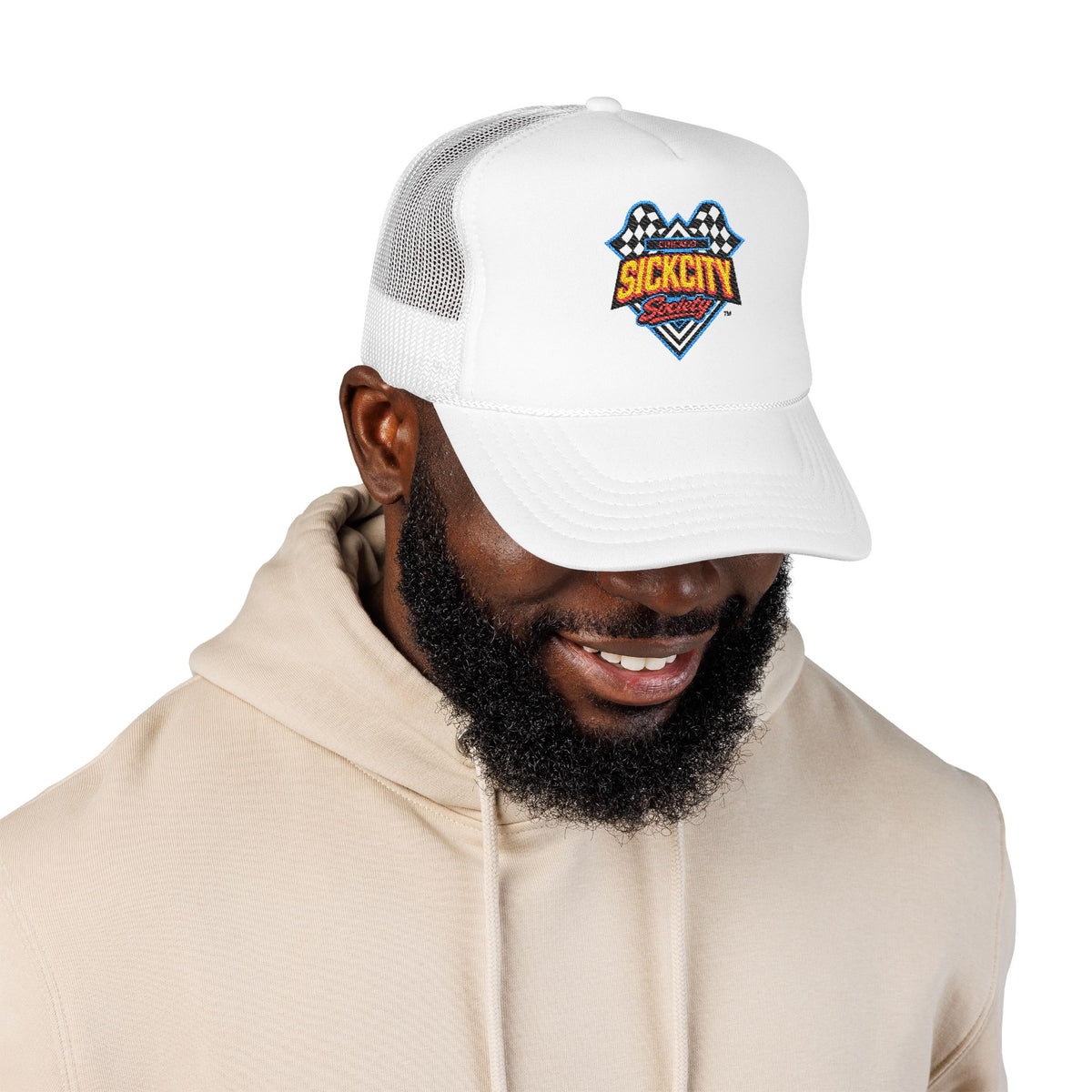 SICKCITY RACING Trucker Hat — Embroidered Foam Mesh Cap