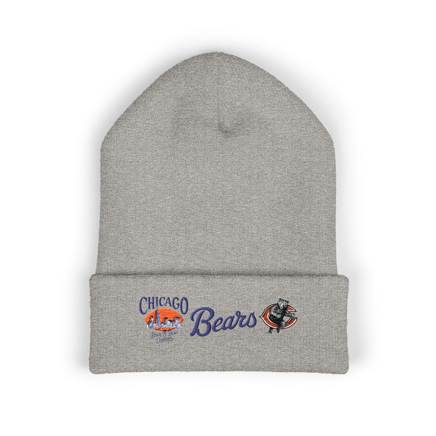 Bear witness Embroidered Cuffed Beanie (RETRO x DESIGNER COLLAB)