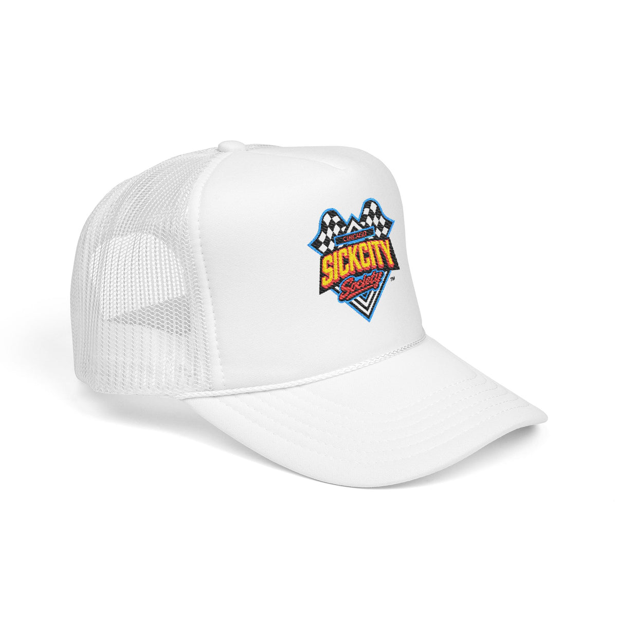SICKCITY RACING Trucker Hat — Embroidered Foam Mesh Cap